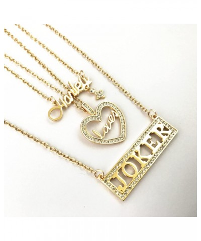 Halloween Cosplay Three Piece Superhero Love Charm Necklace Gifts for Girl Woman Men $8.63 Necklaces