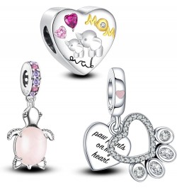 Jewelry Animals Charms for Woman-925 Sterling Silver Dangle Pendant Bead with Cubic Zirconia,Girl Jewelry Beads DIY Gifts for...