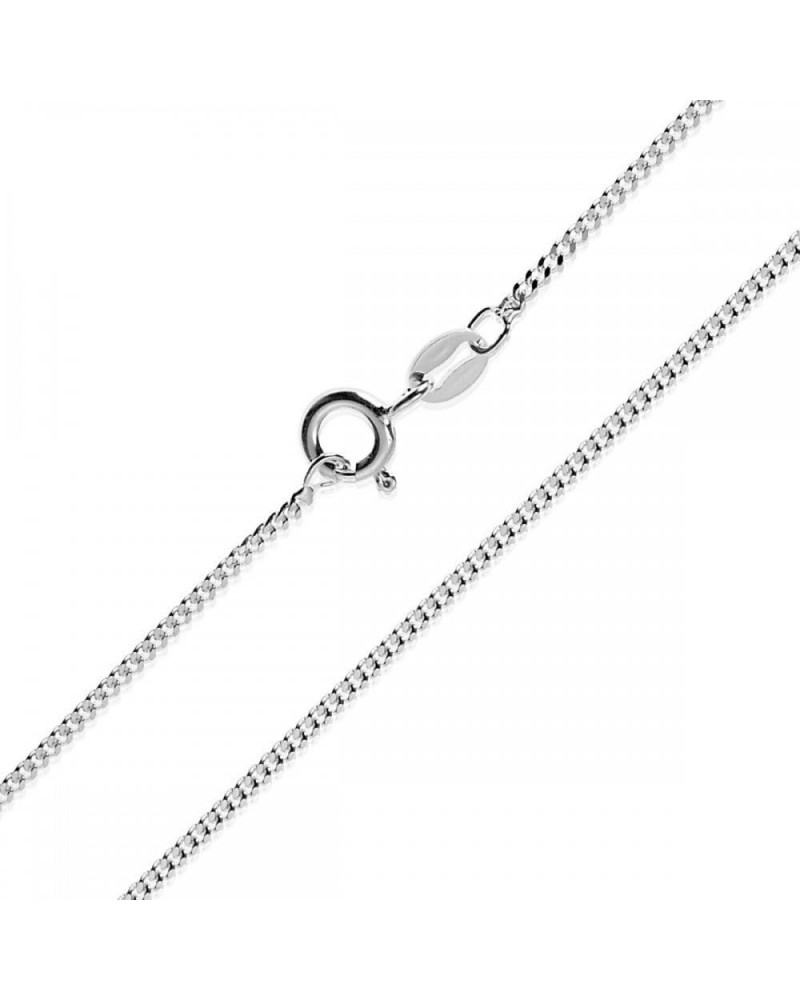 1.1mm, 1.3mm, 1.8mm Sterling Silver Cuban Curb Link Chain Necklace, Made in Italy 1.8mm-30 $13.43 Necklaces