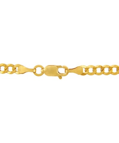 Gold Chains: Solid 10K Yellow Gold Cuban Gold Chain 1.67mm Necklace for Women Men 22 Inches Length $101.39 Necklaces