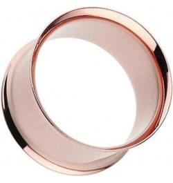 Double Flared WildKlass Flesh Tunnels Rose Gold IP Over 316L Surgical Steel (Sold as a Pair) 8g $10.43 Body Jewelry