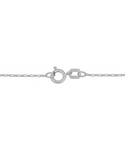 14k Yellow, White or Rose Gold 0.7 mm Long Box Chain (16, 18, 20, 22, 24, or 30 inch) 20 Inches White Gold $48.80 Necklaces