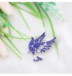 Sorority Inspired Blue Rhinestone Dove Brooch Pin 1920 Greek Sorority Jewelry Gift for Finer Women Blue pigeon Brooch $8.10 B...