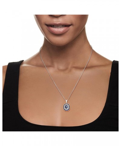 1.80 ct. t.w. Simulated Sapphire and .52 ct. t.w. CZ Pendant Necklace in Sterling Silver. 18 inches $30.14 Necklaces