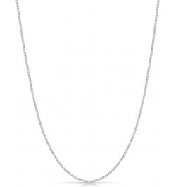 1.2mm Box Chain Necklace for Women, 16"-24" 18K Gold and Silver Plated Necklace Chain for Women, Thin Stainless Steel Chain W...