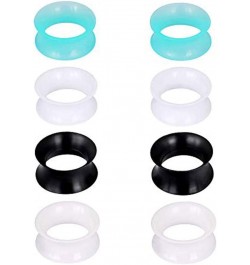 Silicone Ear Gauges Flesh Tunnels Plugs Stretchers Expander Double Flared Flesh Tunnels Ear Piercing Jewelry Soft Or Thick 6M...