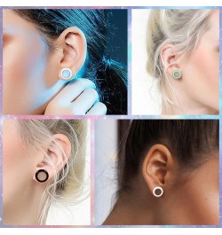 Silicone Ear Gauges Flesh Tunnels Plugs Stretchers Expander Double Flared Flesh Tunnels Ear Piercing Jewelry Soft Or Thick 6M...