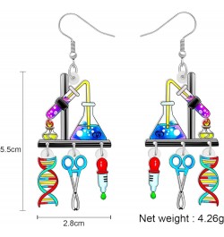 Cute Acrylic Teacher Earrings Back to School Dangle Fun Math Art Teacher Jewelry for Women Girls Kids Bulk Chemistry D $7.97 ...