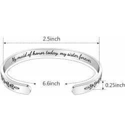 Bridesmaid Proposal Gifts Adjustable Bracelets - I Couldn't Say I DO Without You Stainless Steel Engraved Cuff Wedding Bangle...