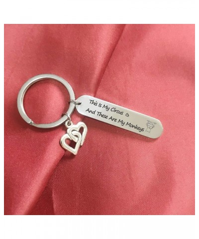 This Is My Circus And These Are My Monkeys Keychain Gift for School Teacher Mom Friend Birthday Christmas Gift This is My Cir...