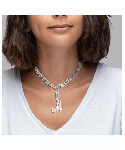 Choker With Tail Necklace For Women Girls Cuban Link Chain Stainless Steel Funny Sexy Punk Rock Jewelry Her Gift 20inch B-To ...