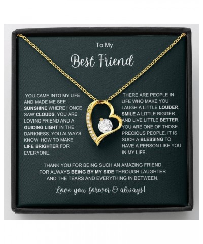 Best Friend Heart Necklace For Girls, Friendship Jewelry For Women Friends, Happy Birthday Necklace Best Friend, Necklace Fri...