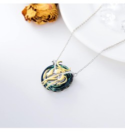 Gold Plated Sterling Silver Constellation Jewelry Zodiac Sign Necklace for Women/Girls Mother of Pearl Pendant Necklace 02-Ta...