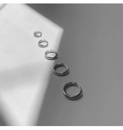 20g Tiny Small Hoop Cartilage Minimalist Earrings for Women Teen Girls Sensitive Ears 925 Sterling Silver 14K Gold Plated Min...