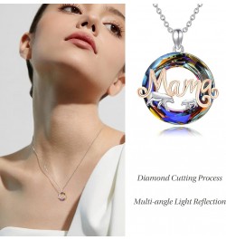 AENEAS 925 Sterling Silver Mama Bear Necklace | Mom Necklace Mama Bear Pendant Jewelry Mothers Day Gifts for Mom with S925 18...