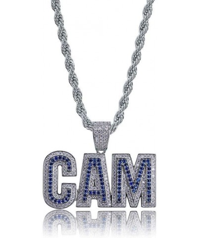 14K Gold Plated Dripping Letter SAVAGE Necklace Pendant 3mm Stainless Steel Twist Chain CAM-Silver $19.97 Necklaces