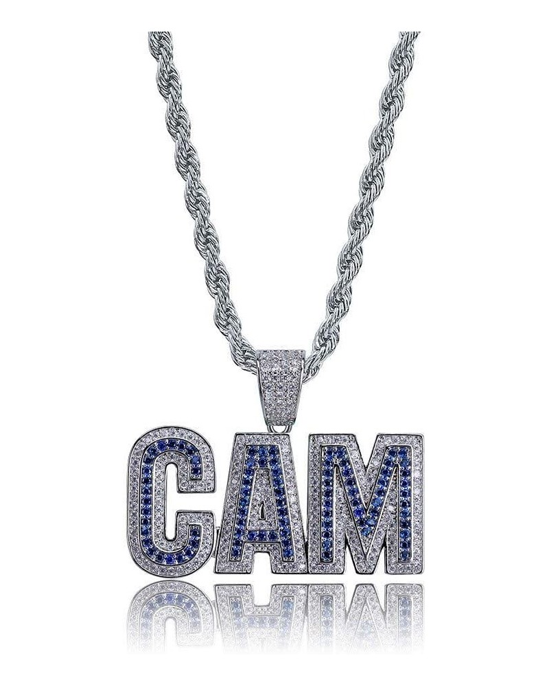 14K Gold Plated Dripping Letter SAVAGE Necklace Pendant 3mm Stainless Steel Twist Chain CAM-Silver $19.97 Necklaces