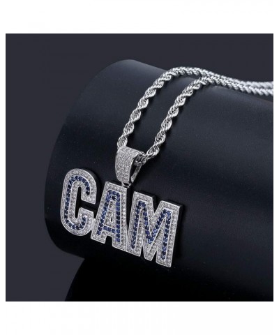 14K Gold Plated Dripping Letter SAVAGE Necklace Pendant 3mm Stainless Steel Twist Chain CAM-Silver $19.97 Necklaces