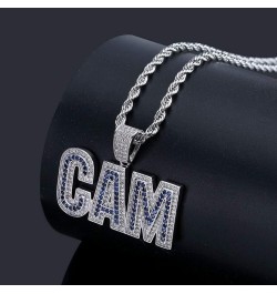 14K Gold Plated Dripping Letter SAVAGE Necklace Pendant 3mm Stainless Steel Twist Chain CAM-Silver $19.97 Necklaces