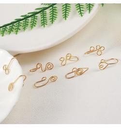 African Nose Cuff Fake Nose Cuffs for Non Pierced Nose Nose Cuff Piercing for Women Gold Nose Ring $6.04 Body Jewelry