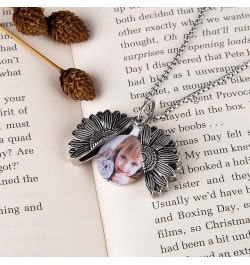 Personalized Sunflower Locket Necklace, Custom Photo Sunflower Locket, You Are My Sunshine Locket with Picture, Mother's Day ...