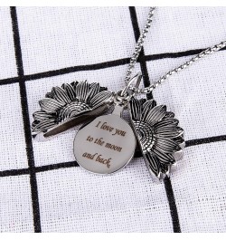 Personalized Sunflower Locket Necklace, Custom Photo Sunflower Locket, You Are My Sunshine Locket with Picture, Mother's Day ...