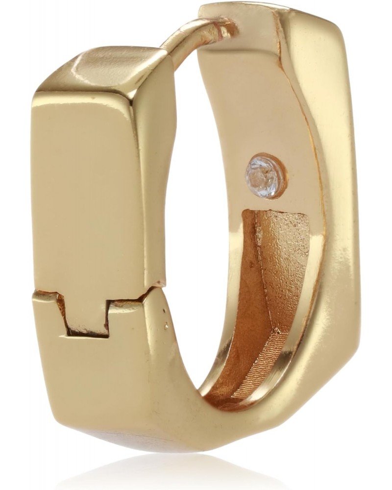 Vince Camuto Gold Tone Square Hinge Huggie Earrings, Small $21.00 Earrings