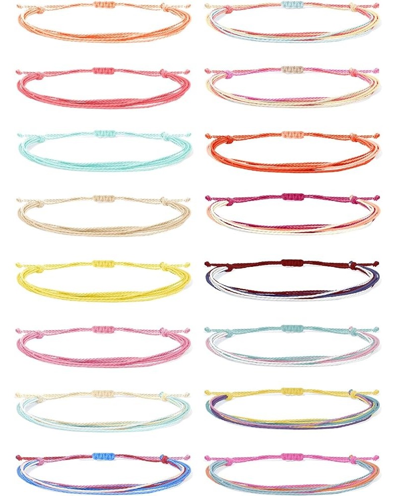 String Bracelets for Women Waterproof Summer Bracelets Outfits for Women 2024 Wave Surfer Bracelets Adjustable Beach Bracelet...