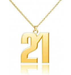 925 Sterling Silver Number Pendant Necklace 0-99 Charms Number Necklace Silver 21 $18.47 Necklaces